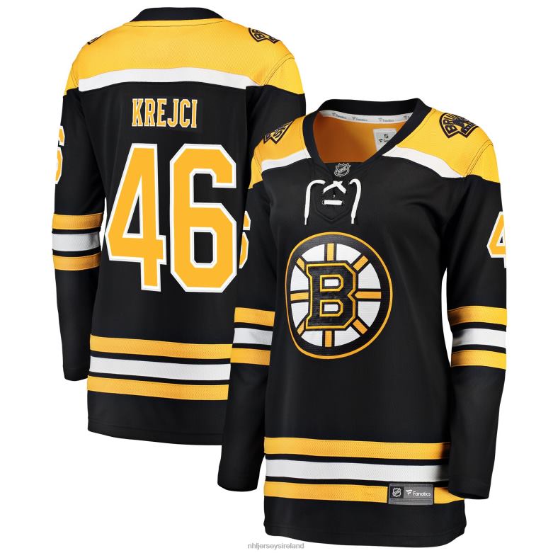 NHL Women Boston Bruins David Krejci Fanatics Branded Black Breakaway Player Jersey D002V805 Clothing