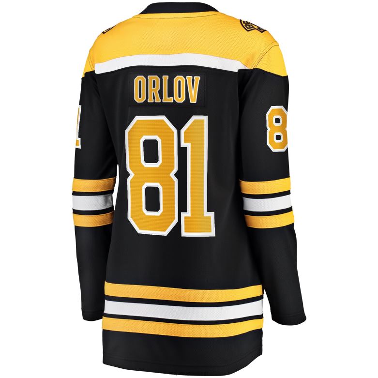 NHL Women Boston Bruins Dmitry Orlov Fanatics Branded Black Home Breakaway Jersey D002V2129 Clothing