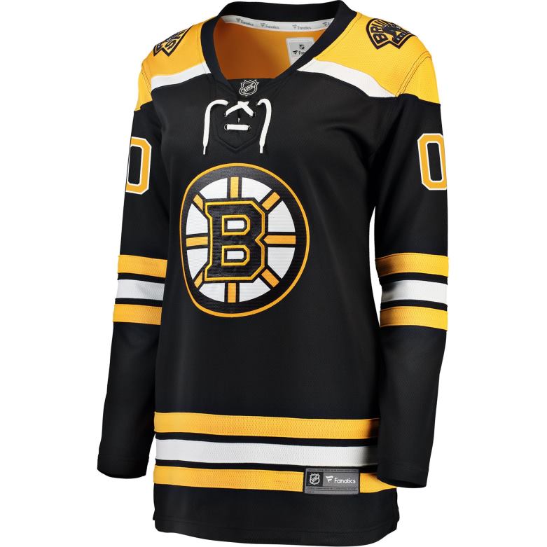 NHL Women Boston Bruins Fanatics Branded Black Home Breakaway Custom Jersey D002V262 Clothing