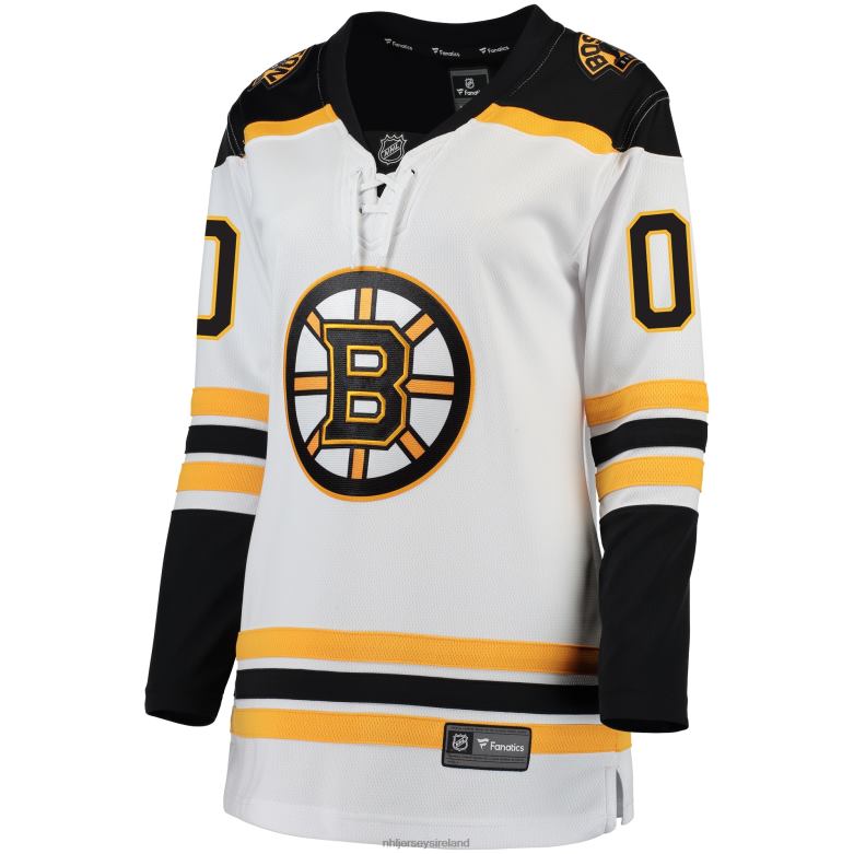 NHL Women Boston Bruins Fanatics Branded White Away Breakaway Custom Jersey D002V319 Clothing