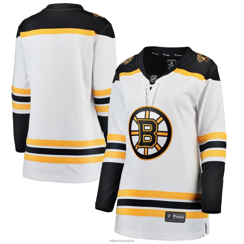 NHL Women Boston Bruins Fanatics Branded White Away Breakaway Jersey D002V760 Clothing