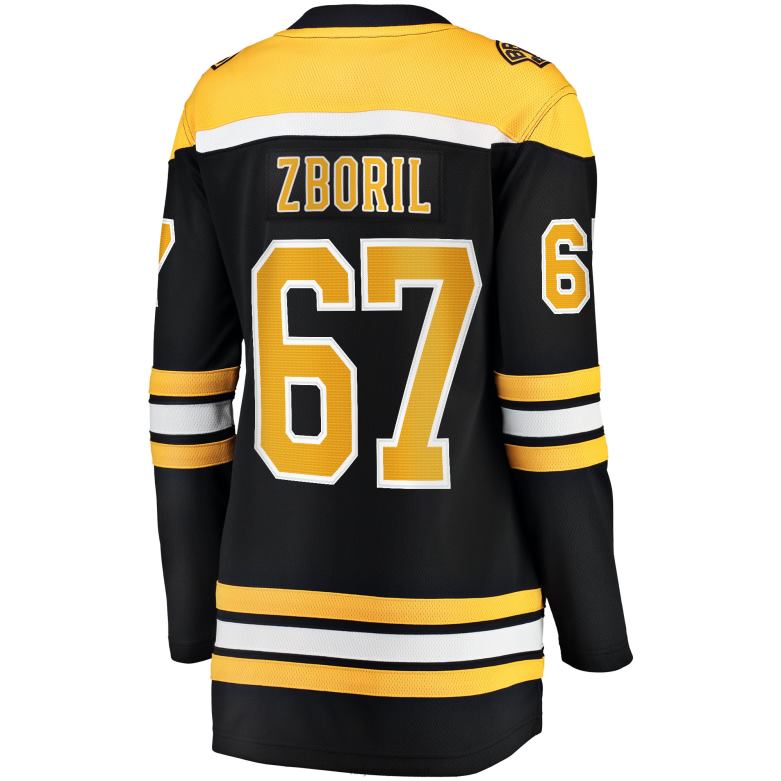 NHL Women Boston Bruins Jakub Zboril Fanatics Branded Black Home Breakaway Player Jersey D002V2168 Clothing