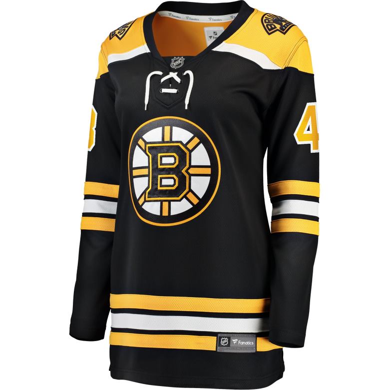 NHL Women Boston Bruins Matt Grzelcyk Fanatics Branded Black Home Breakaway Player Jersey D002V1536 Clothing