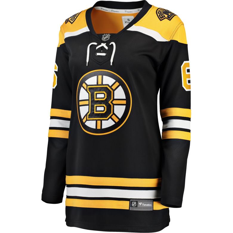 NHL Women Boston Bruins Mike Reilly Fanatics Branded Black 2017/18 Home Breakaway Replica Jersey D002V2383 Clothing