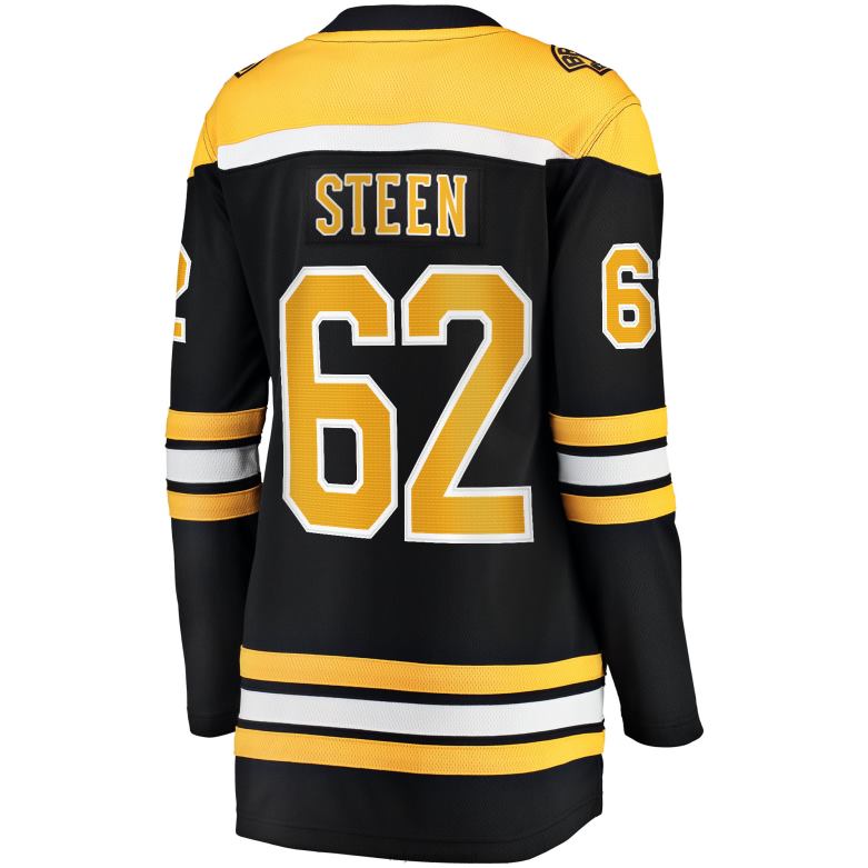 NHL Women Boston Bruins Oskar Steen Fanatics Branded Black Home Breakaway Player Jersey D002V2154 Clothing
