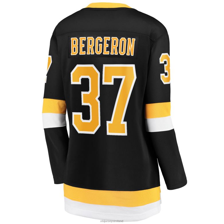 NHL Women Boston Bruins Patrice Bergeron Fanatics Branded Black Alternate Premier Breakaway Player Jersey D002V1243 Clothing