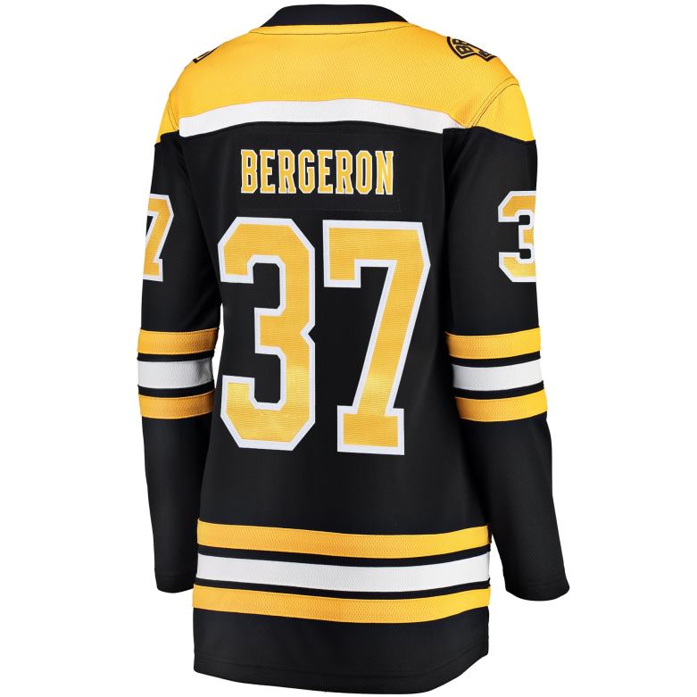 NHL Women Boston Bruins Patrice Bergeron Fanatics Branded Black Home Breakaway Player Jersey D002V1187 Clothing