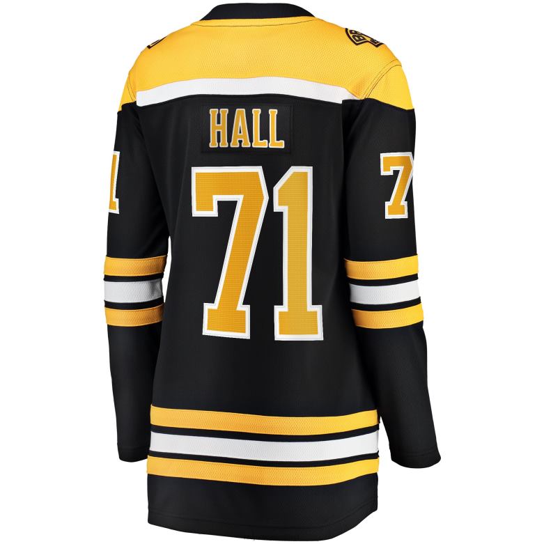 NHL Women Boston Bruins Taylor Hall Fanatics Branded Black 2017/18 Home Breakaway Replica Jersey D002V573 Clothing