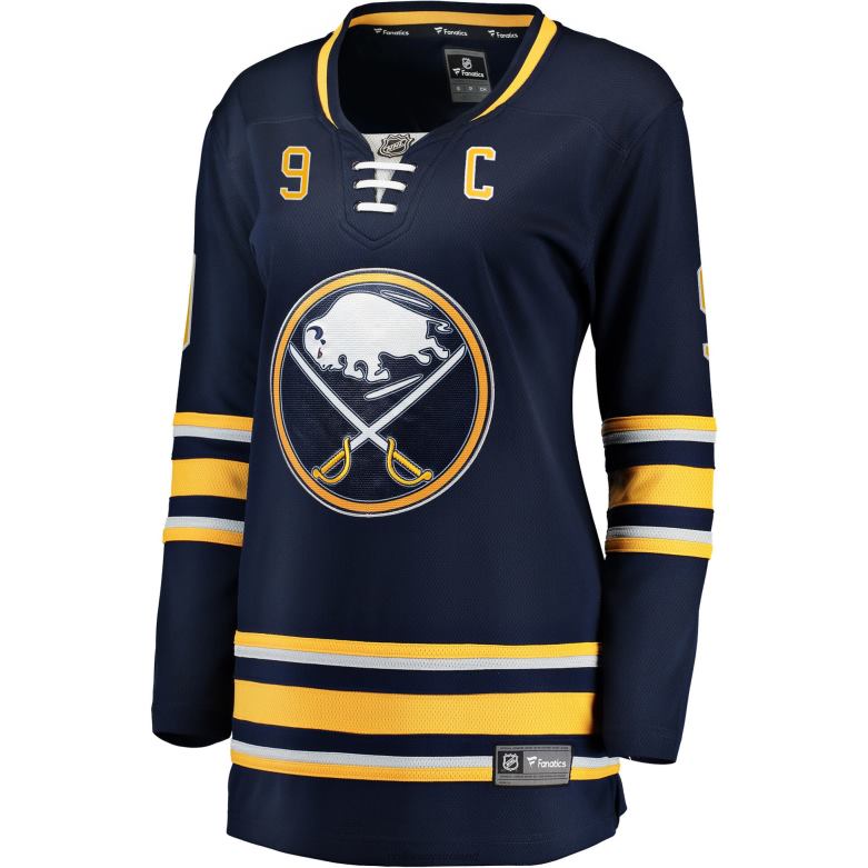 NHL Women Buffalo Sabres Jack Eichel Fanatics Branded Navy Home Premier Breakaway Player Jersey D002V1341 Clothing