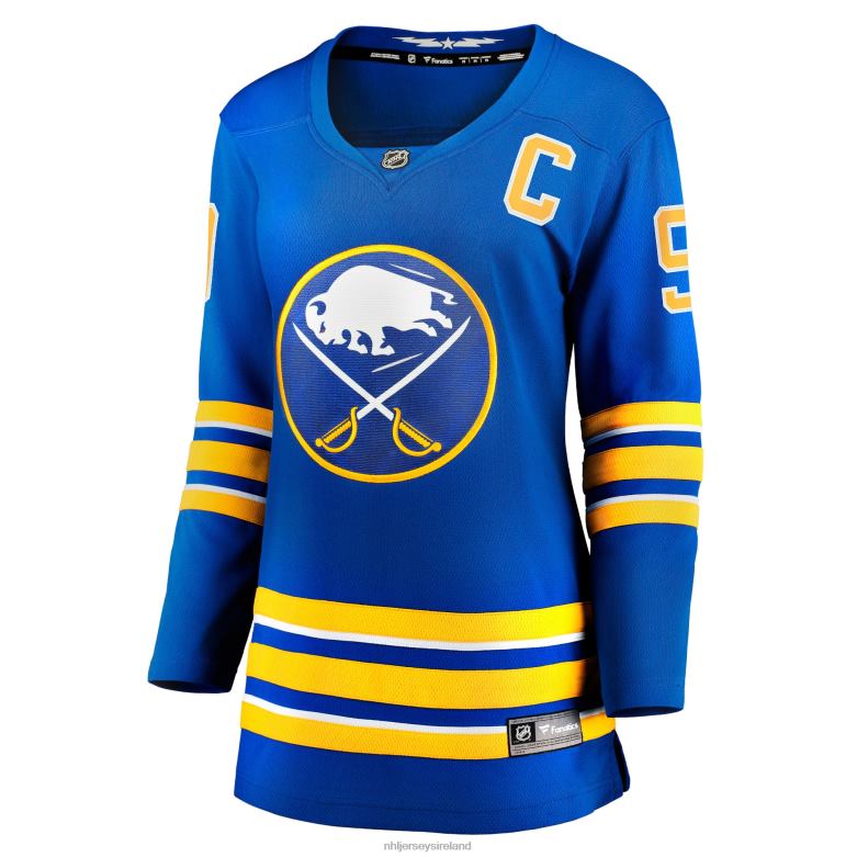 NHL Women Buffalo Sabres Jack Eichel Fanatics Branded Royal Home Premier Breakaway Player Jersey D002V2021 Clothing