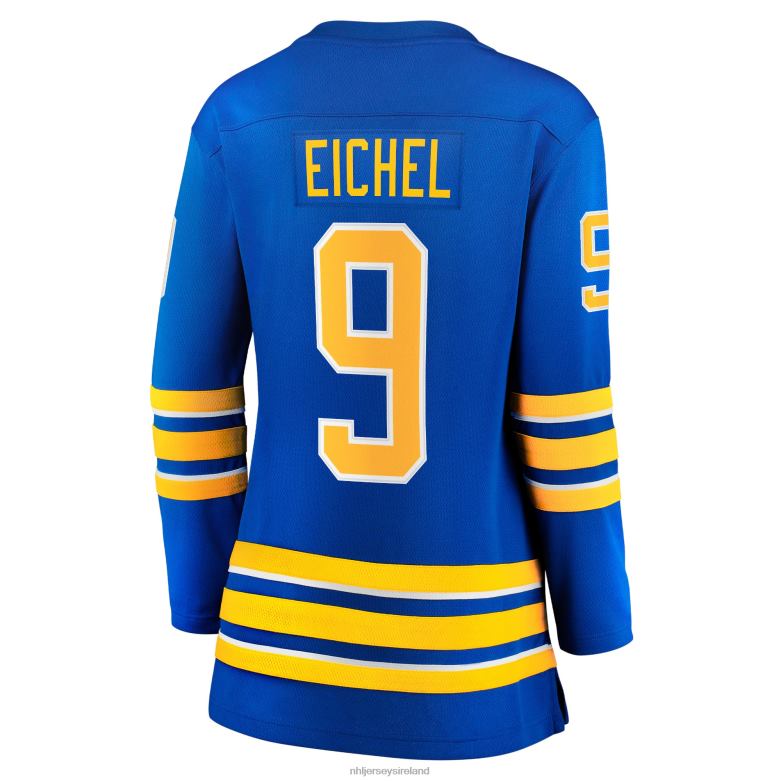 NHL Women Buffalo Sabres Jack Eichel Fanatics Branded Royal Home Premier Breakaway Player Jersey D002V2021 Clothing