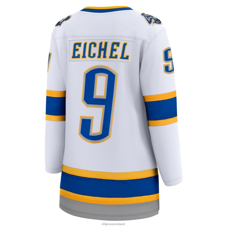 NHL Women Buffalo Sabres Jack Eichel Fanatics Branded White 2020/21 Special Edition Breakaway Player Jersey D002V1480 Clothing