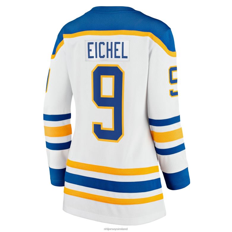 NHL Women Buffalo Sabres Jack Eichel Fanatics Branded White Away Premier Breakaway Player Jersey D002V1144 Clothing