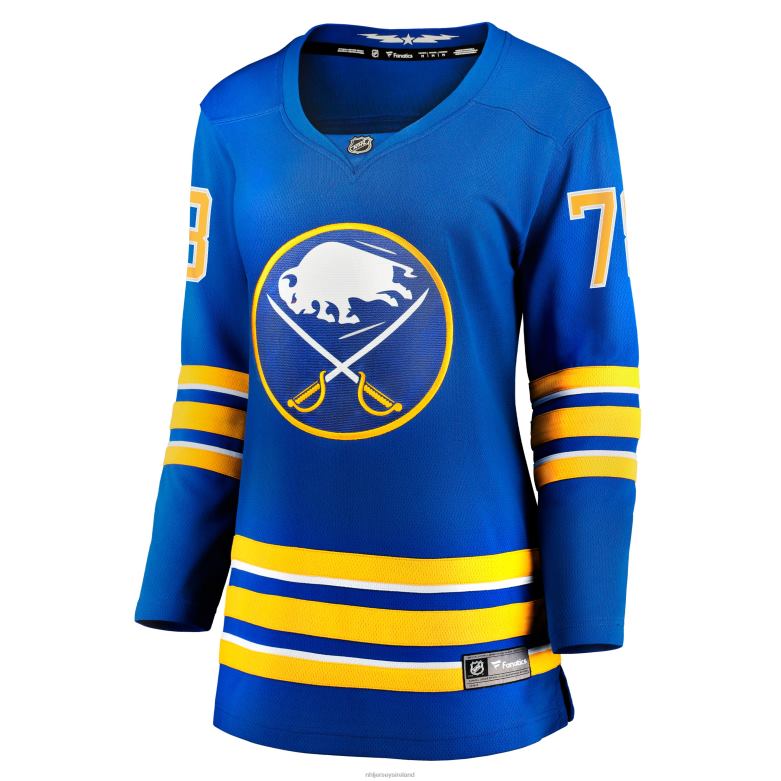 NHL Women Buffalo Sabres Jacob Bryson Fanatics Branded Royal Home Breakaway Player Jersey D002V2290 Clothing