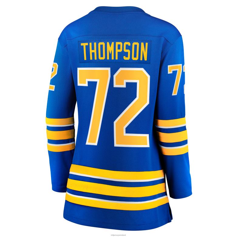 NHL Women Buffalo Sabres Tage Thompson Fanatics Branded Royal Home Breakaway Player Jersey D002V745 Clothing