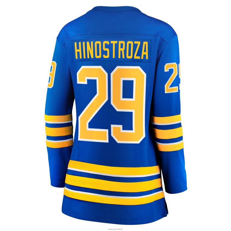 NHL Women Buffalo Sabres Vinnie Hinostroza Fanatics Branded Royal Home Breakaway Player Jersey D002V2161 Clothing