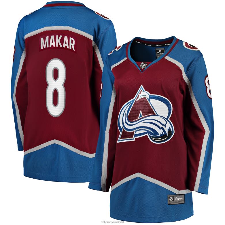 NHL Women Cale Makar Colorado Avalanche Fanatics Branded Home Breakaway Player Jersey - Maroon D002V986 Clothing