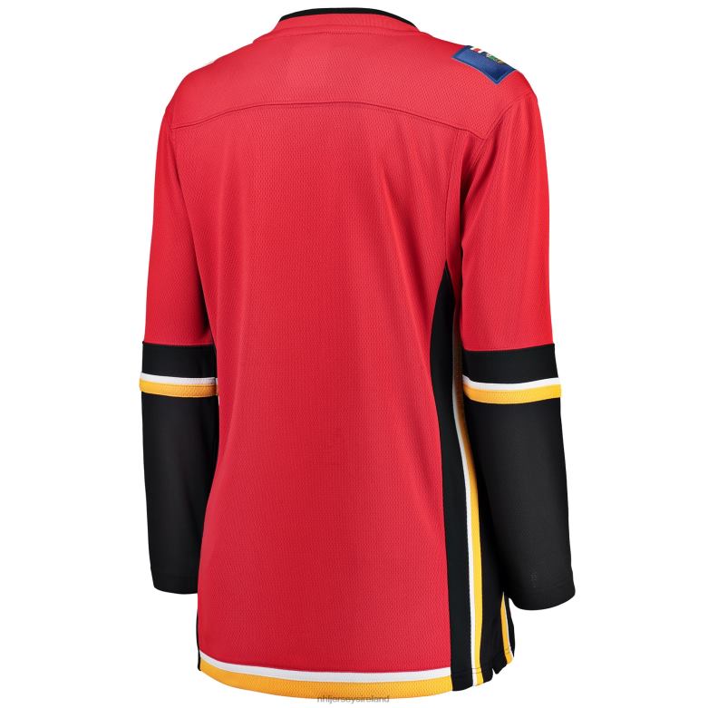 NHL Women Calgary Flames Fanatics Branded Red/Black Premier Breakaway Alternate Jersey D002V1544 Clothing