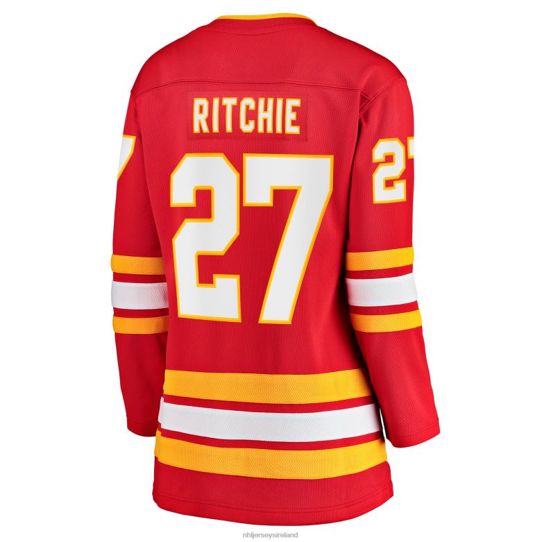 NHL Women Calgary Flames Nick Ritchie Fanatics Branded Red Home Breakaway Jersey D002V1510 Clothing