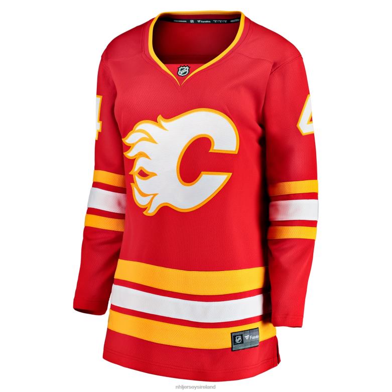 NHL Women Calgary Flames Rasmus Andersson Fanatics Branded Red Home Team Breakaway Player Jersey D002V1490 Clothing
