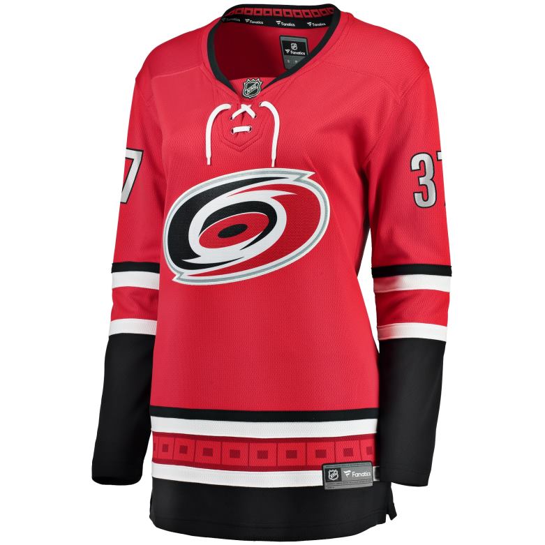 NHL Women Carolina Hurricanes Andrei Svechnikov Fanatics Branded Red Home Breakaway Player Jersey D002V926 Clothing