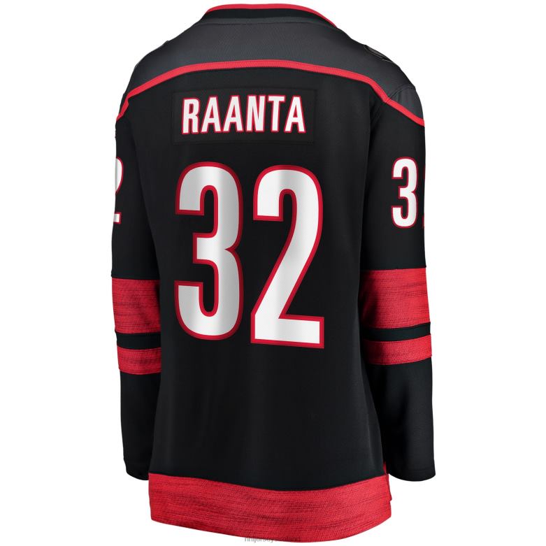 NHL Women Carolina Hurricanes Antti Raanta Fanatics Branded Black Home Breakaway Player Jersey D002V889 Clothing