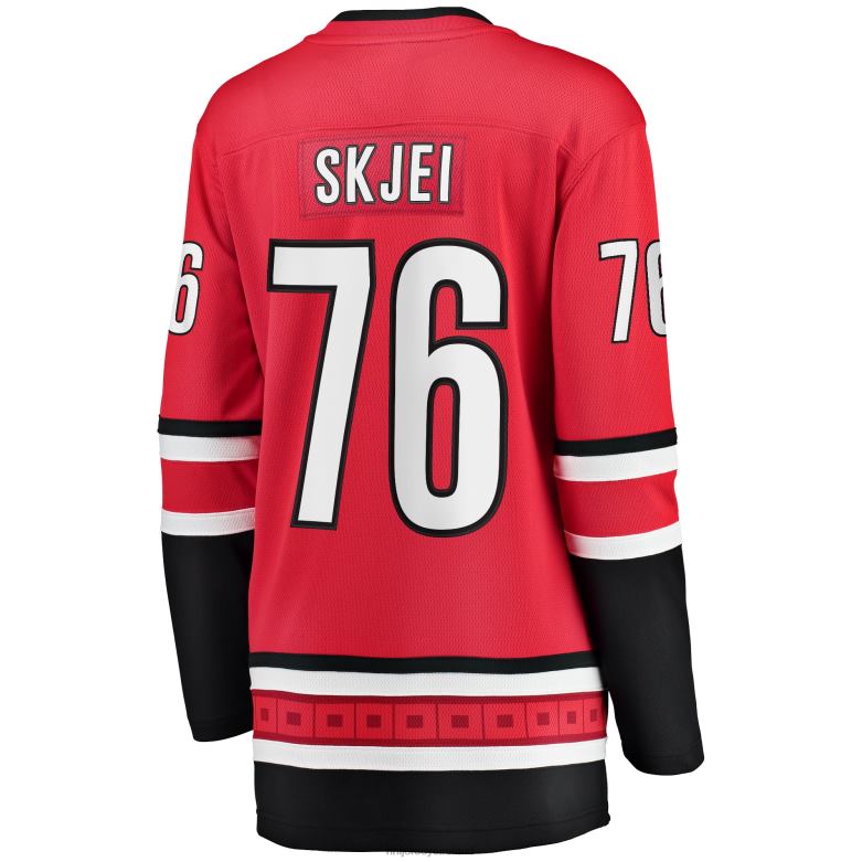 NHL Women Carolina Hurricanes Brady Skjei Fanatics Branded Red Breakaway Player Jersey D002V1362 Clothing