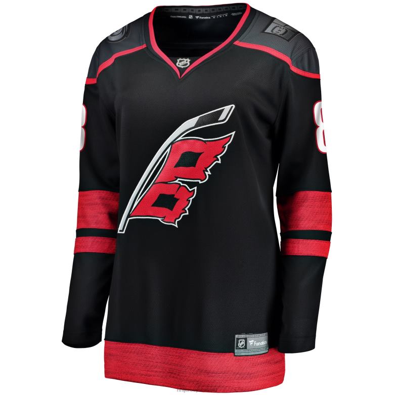 NHL Women Carolina Hurricanes Fanatics Branded Black Home Breakaway Player Jersey D002V661 Clothing