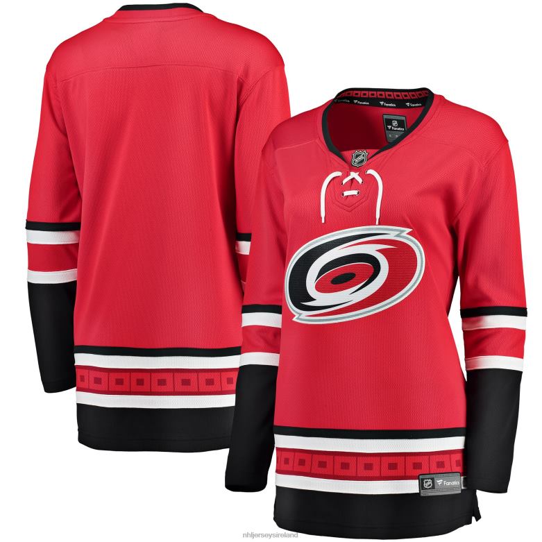 NHL Women Carolina Hurricanes Fanatics Branded Red Breakaway Home Jersey D002V501 Clothing