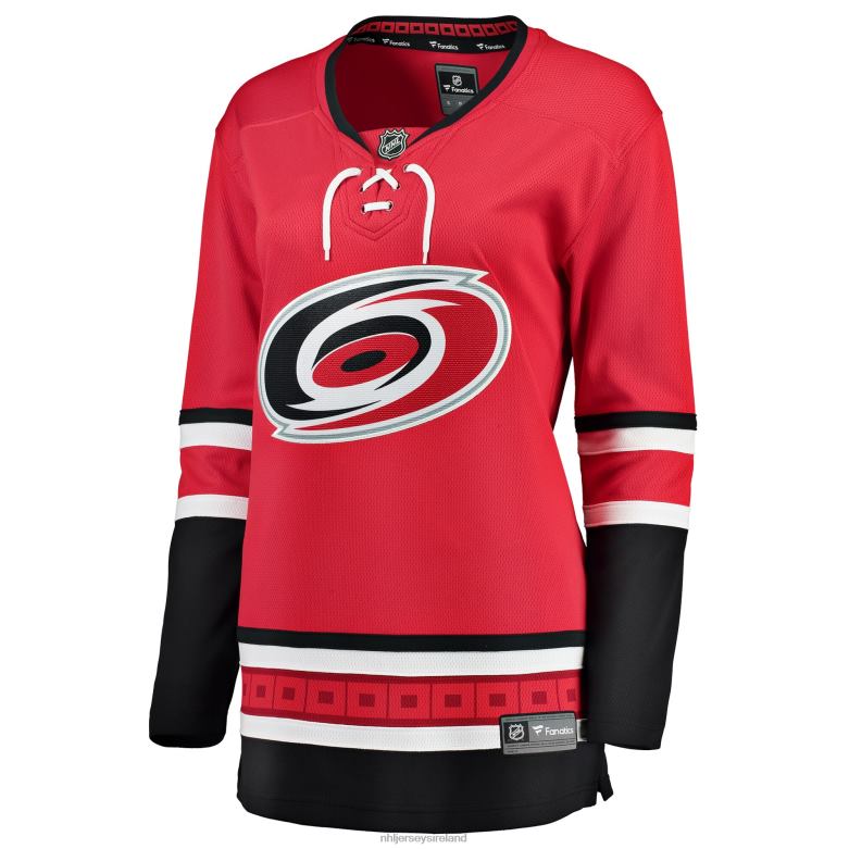 NHL Women Carolina Hurricanes Fanatics Branded Red Breakaway Home Jersey D002V501 Clothing