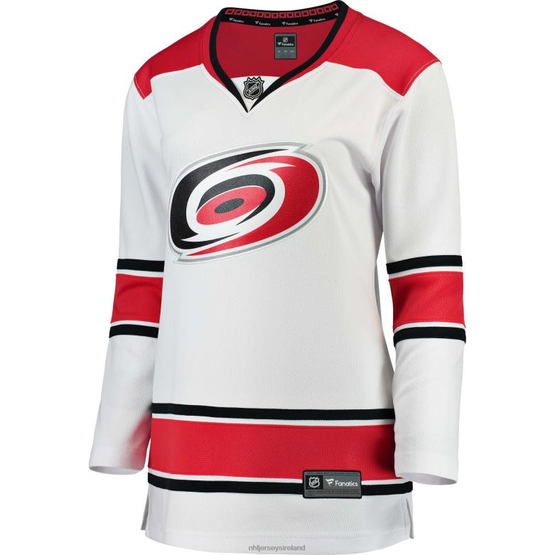 NHL Women Carolina Hurricanes Fanatics Branded White Away Breakaway Jersey D002V997 Clothing