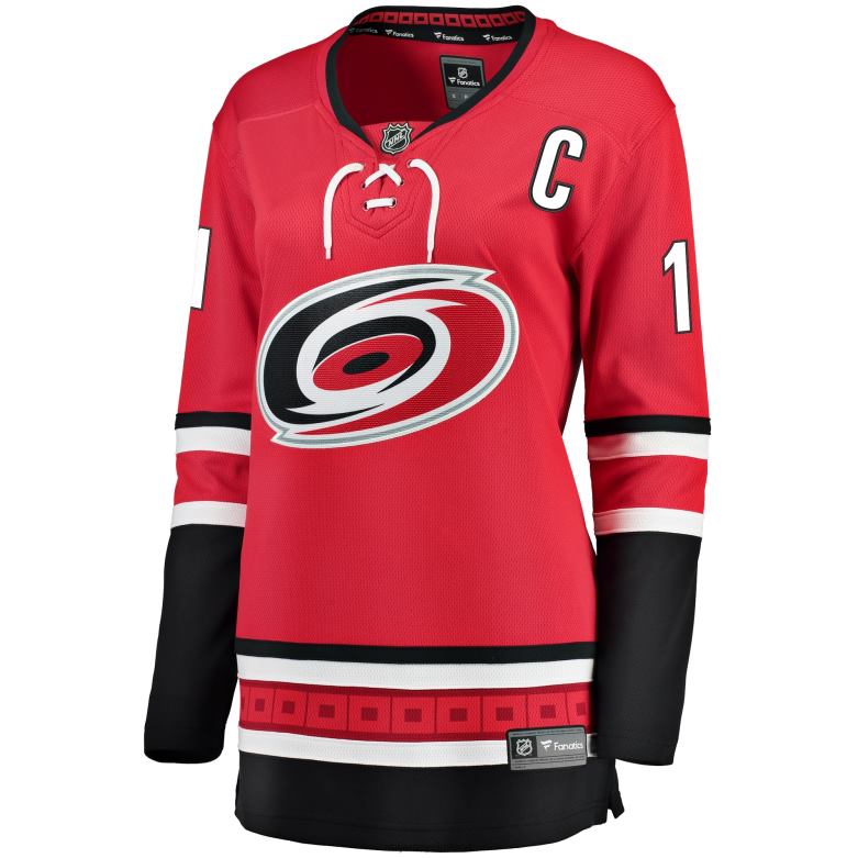 NHL Women Carolina Hurricanes Jordan Staal Fanatics Branded Red Home Breakaway Player Jersey D002V1369 Clothing