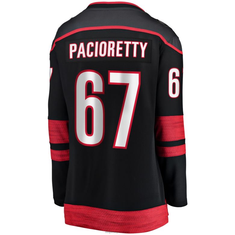 NHL Women Carolina Hurricanes Max Pacioretty Fanatics Branded Black Home Breakaway Player Jersey D002V1283 Clothing