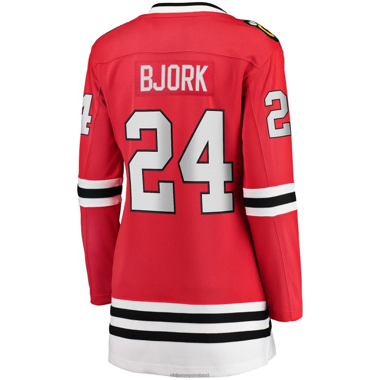 NHL Women Chicago Blackhawks Anders Bjork Fanatics Branded Red Home Breakaway Jersey D002V2018 Clothing