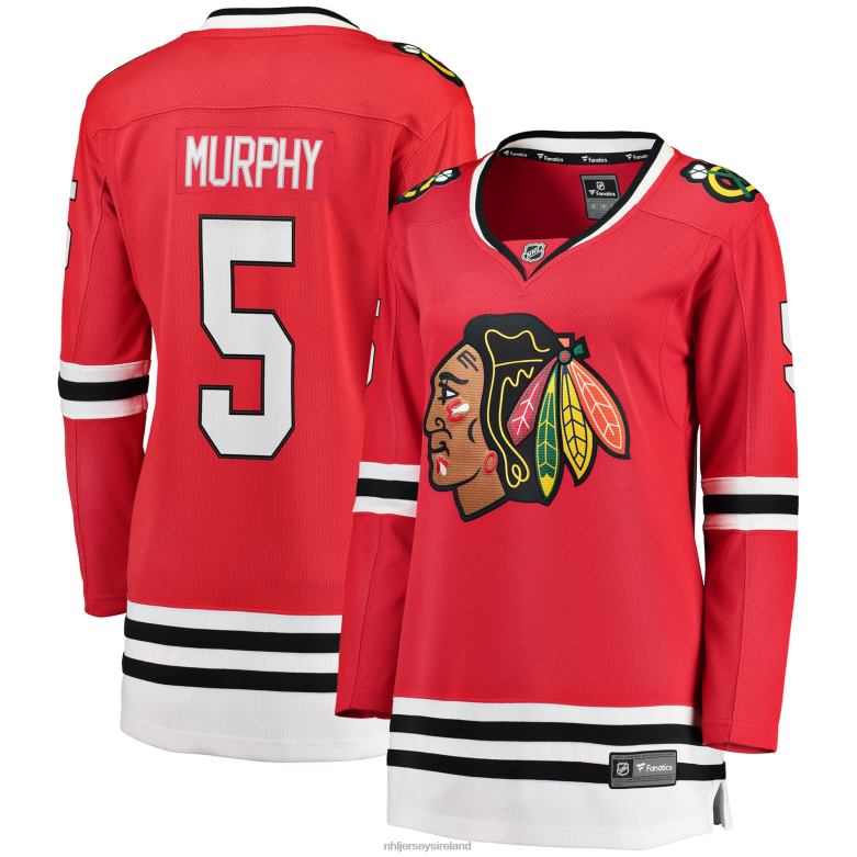 NHL Women Chicago Blackhawks Connor Murphy Fanatics Branded Red Breakaway Player Jersey D002V1857 Clothing