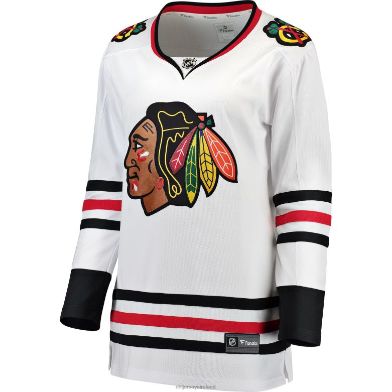 NHL Women Chicago Blackhawks Fanatics Branded White Away Breakaway Custom Jersey D002V931 Clothing