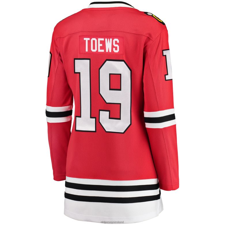 NHL Women Chicago Blackhawks Jonathan Toews Fanatics Branded Red Home Breakaway Player Jersey D002V353 Clothing