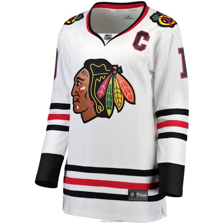 NHL Women Chicago Blackhawks Jonathan Toews Fanatics Branded White Breakaway Player Jersey D002V829 Clothing