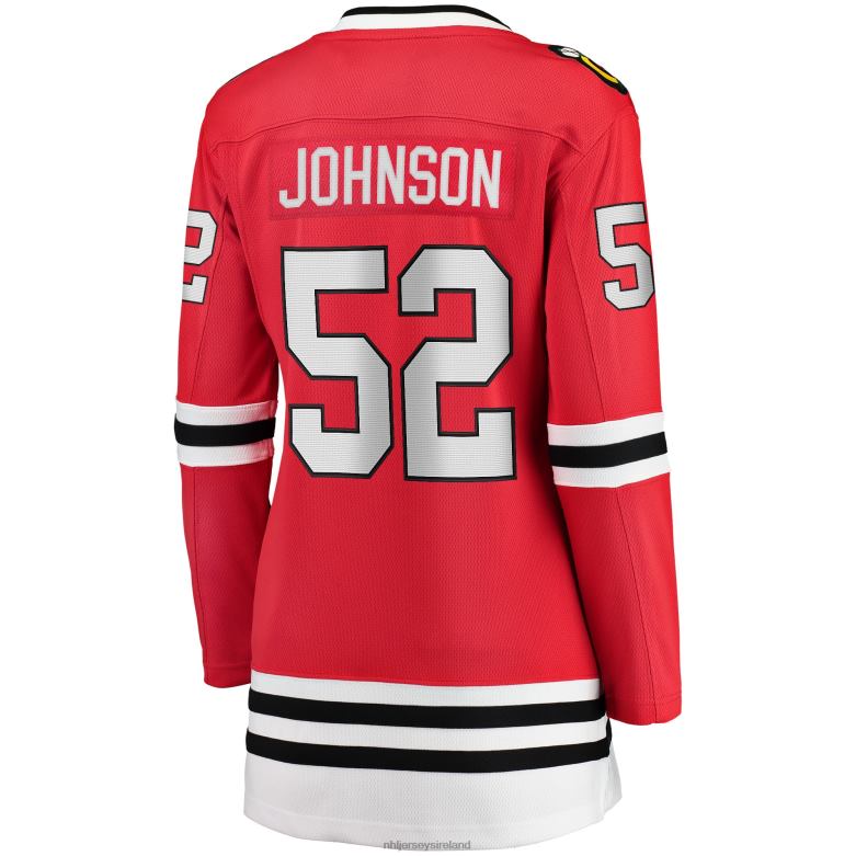 NHL Women Chicago Blackhawks Reese Johnson Fanatics Branded Red Home Breakaway Player Jersey D002V1878 Clothing