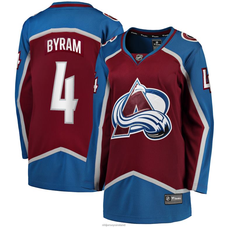 NHL Women Colorado Avalanche Bowen Byram Fanatics Branded Burgundy Home Breakaway Player Jersey D002V626 Clothing