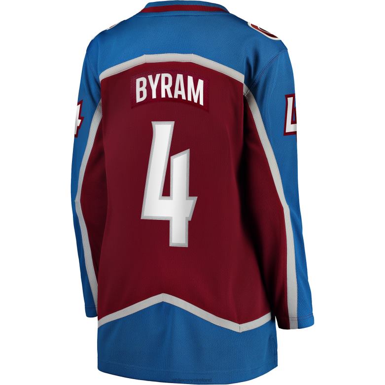 NHL Women Colorado Avalanche Bowen Byram Fanatics Branded Burgundy Home Breakaway Player Jersey D002V626 Clothing