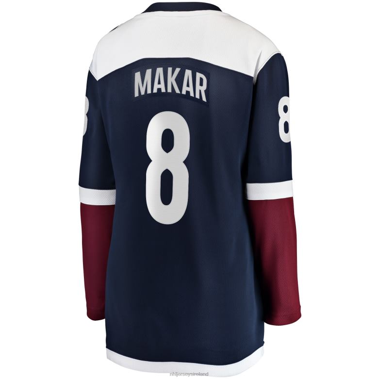 NHL Women Colorado Avalanche Cale Makar Fanatics Branded Navy Alternate Premier Breakaway Player Jersey D002V33 Clothing