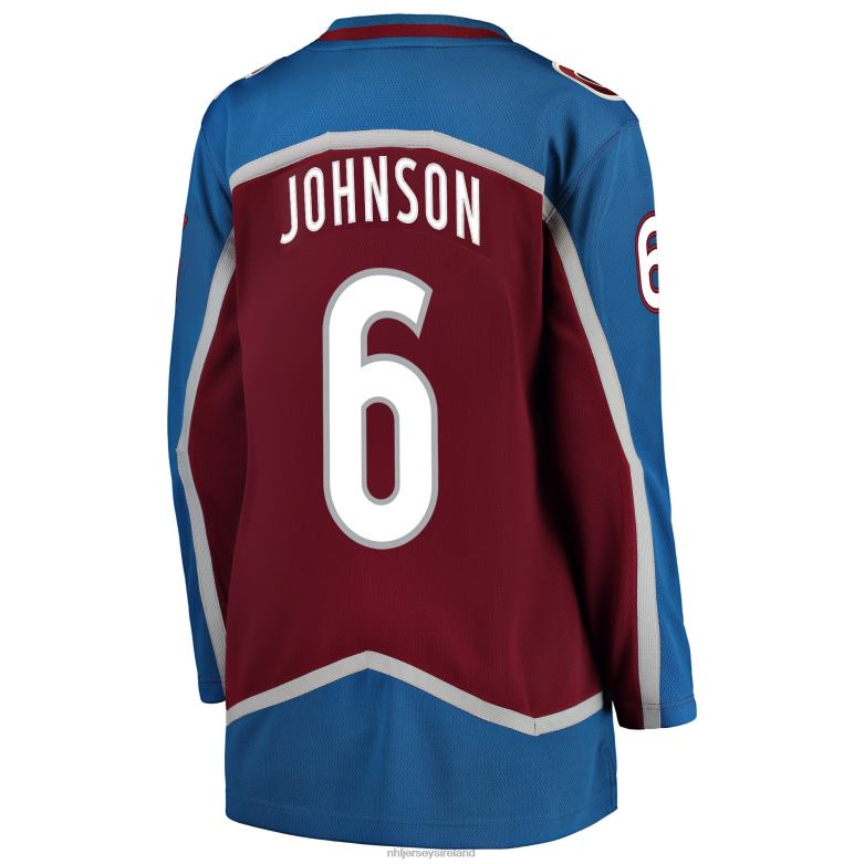 NHL Women Colorado Avalanche Erik Johnson Fanatics Branded Burgundy Breakaway Player Jersey D002V1690 Clothing