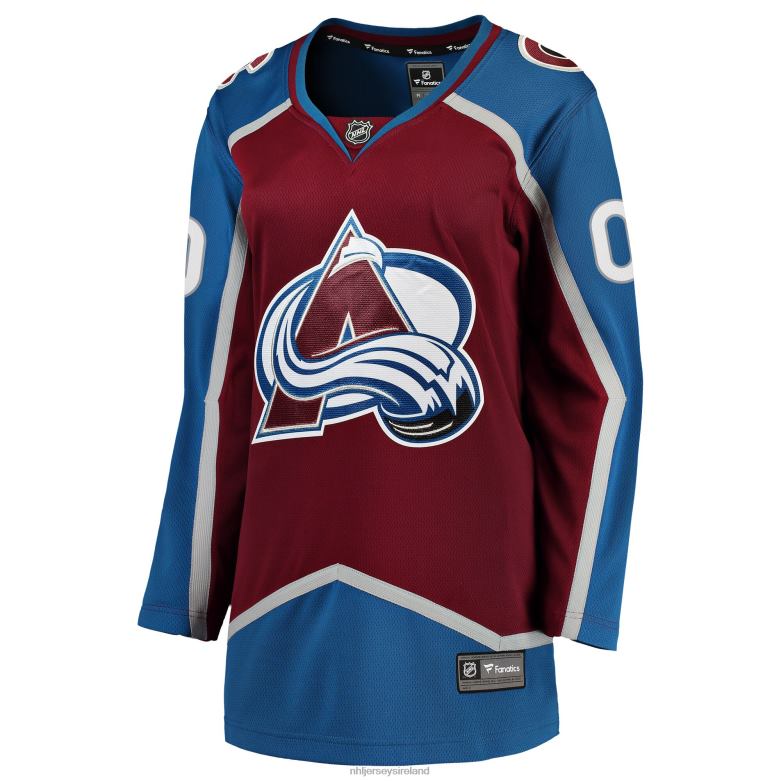 NHL Women Colorado Avalanche Fanatics Branded Maroon Home Breakaway Custom Jersey D002V2414 Clothing