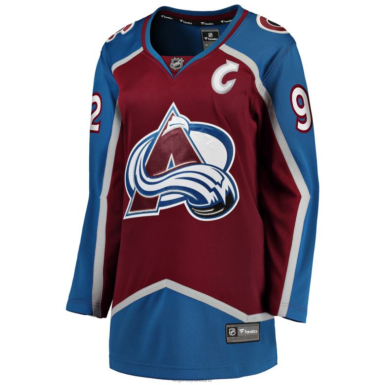 NHL Women Colorado Avalanche Gabriel Landeskog Fanatics Branded Burgundy Home Premier Breakaway Player Jersey D002V1174 Clothing