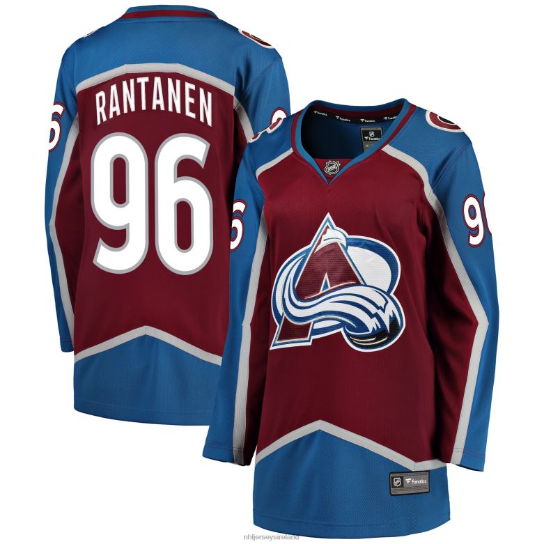 NHL Women Colorado Avalanche Mikko Rantanen Fanatics Branded Burgundy Breakaway Player Jersey D002V1450 Clothing