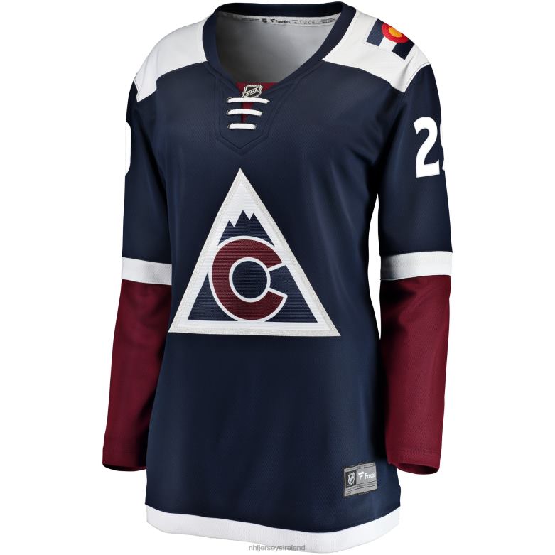 NHL Women Colorado Avalanche Nathan Mackinnon Fanatics Branded Navy Alternate Breakaway Player Jersey D002V3 Clothing