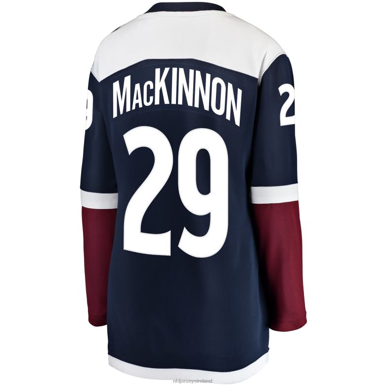 NHL Women Colorado Avalanche Nathan Mackinnon Fanatics Branded Navy Alternate Breakaway Player Jersey D002V3 Clothing