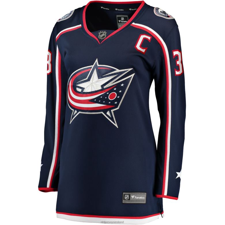 NHL Women Columbus Blue Jackets Boone Jenner Navy Home Breakaway Player Jersey D002V2160 Clothing