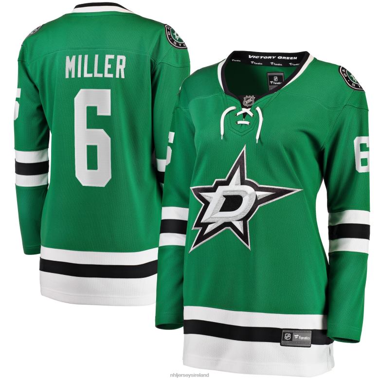 NHL Women Dallas Stars Colin Miller Fanatics Branded Kelly Green Home Breakaway Player Jersey D002V1849 Clothing